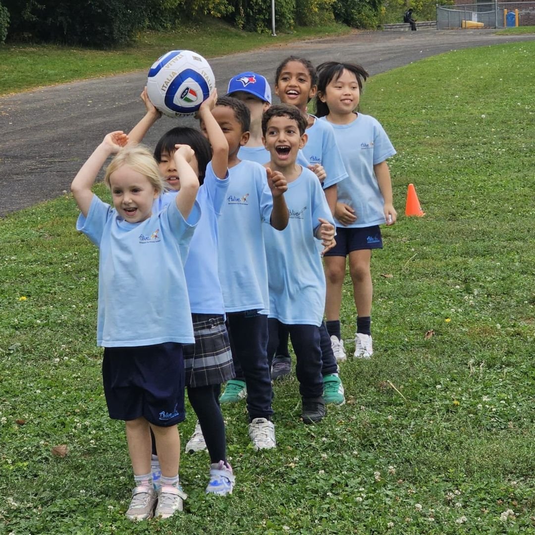 Elementary students at Alive Montessori, Toronto